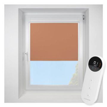 Pop Blackout Terracotta Perfect Fit Roller Motorised Blind