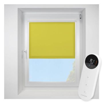 Pop Saffron Perfect Fit Roller Motorised Blind