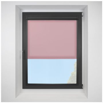 Pop Tutu Perfect Fit Roller Motorised Blind with Black Frame