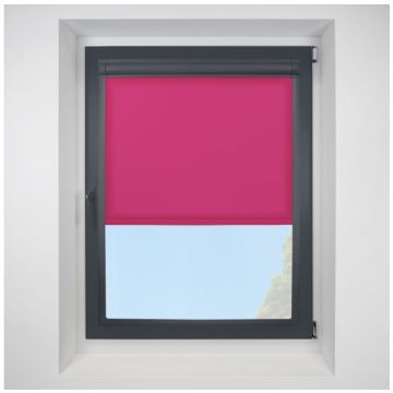 Splash Lipstick Perfect Fit Roller Motorised Blind with Anthracite Frame