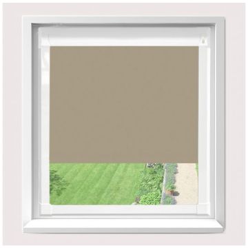 Motorised Banlight Duo Fr Sand Perfect Fit Roller Blind  