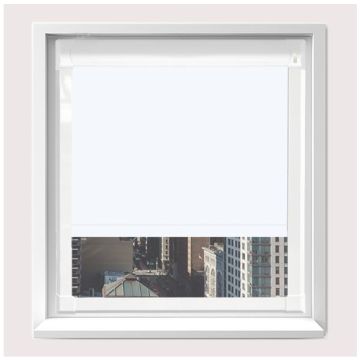 Motorised Ex Lite White Perfect Fit Roller Blind  