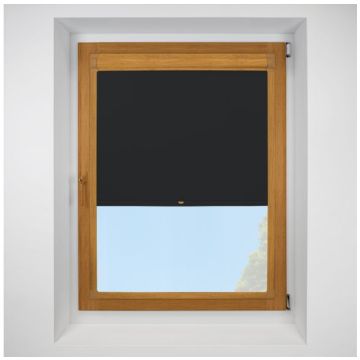 Banlight Duo Fr-bo black Perfect Fit RollerPleated Blind