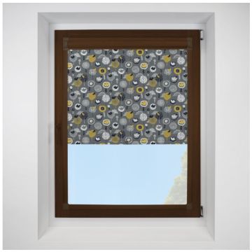 Birdsong midnight Perfect Fit RollerPleated Blind