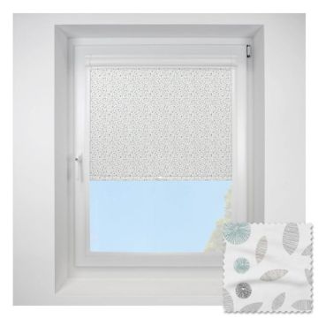 Cotton Flower Mineral Perfect Fit Roller Blind