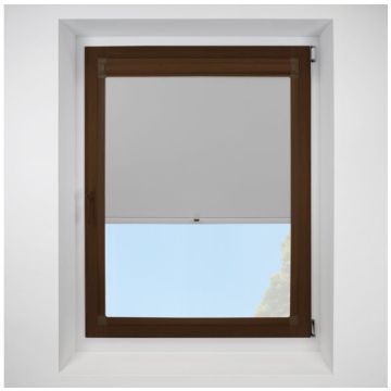 Exlite light-grey Perfect Fit RollerPleated Blind