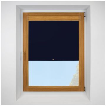 Exlite navy Perfect Fit RollerPleated Blind