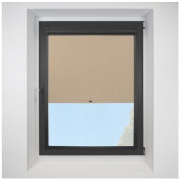 Linenweave-bo sand Perfect Fit RollerPleated Blind