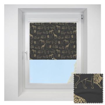 Night Safari Gold Perfect Fit Roller Blind