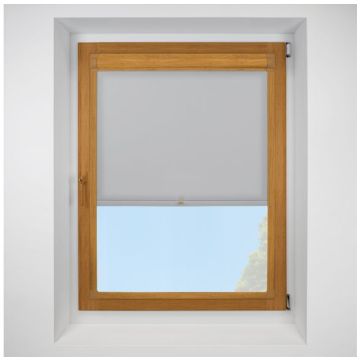 Ribbon Asc pewter Perfect Fit RollerPleated Blind