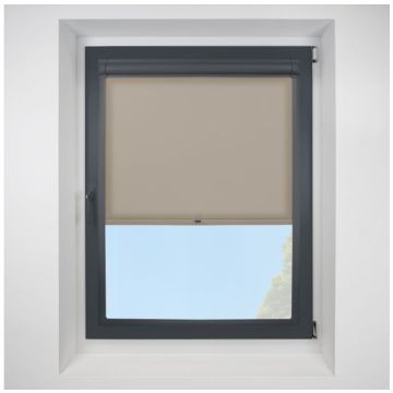 Splash hessian Perfect Fit RollerPleated Blind