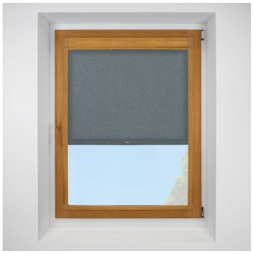 Topaz graphite Perfect Fit RollerPleated Blind