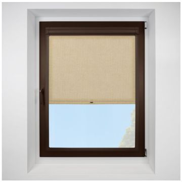 Voile sandshell Perfect Fit RollerPleated Blind