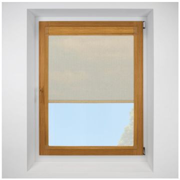 Voile sandshell Perfect Fit RollerPleated Blind