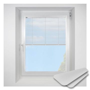 matt-silver Perfect Fit VenetianPleated Blind