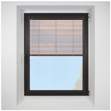 Wood Effect Rowan FITtoFRAME Honeycomb Pleated Blind