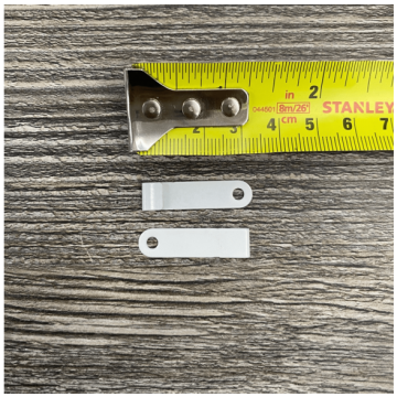 Intu Profile Retaining Bracket Pair White Large