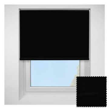 Ex Lite Blackout Black Roller Blind