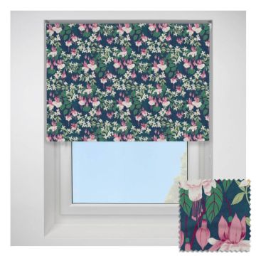 Fuchsia Swingtime Blackout Pink Side Chain Roller Blind