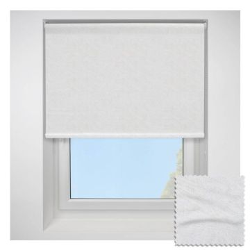 Romany Blackout White Roller Blind