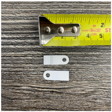 Intu Profile Retaining Bracket Pair White Standard