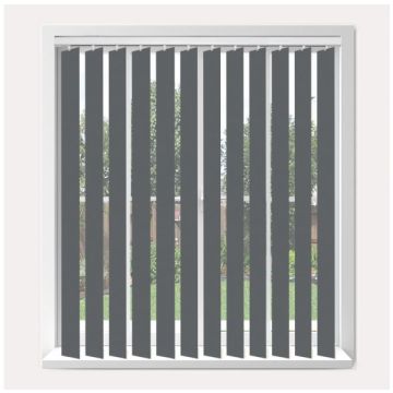 Vogue Banlight Duo Fr Charcoal Vertical Blind  