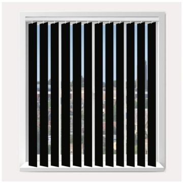 Vogue Exlite Black Vertical Blind  