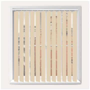 Vogue Exlite Cream Vertical Blind  