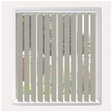 Vogue Exlite Light Grey Vertical Blind  