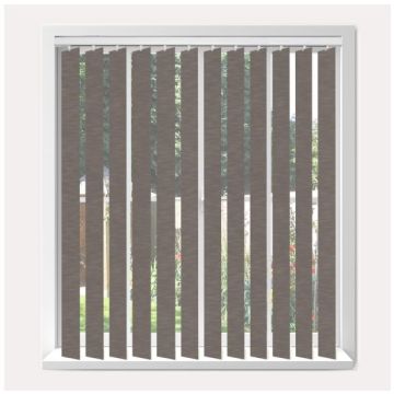 Vogue Linenweave Graphite Vertical Blind  
