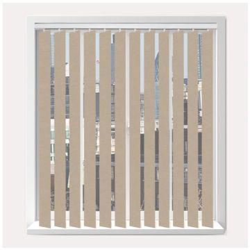 Vogue Linenweave Sand Vertical Blind  