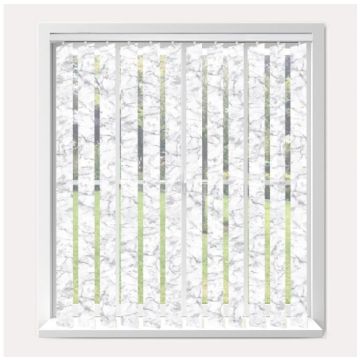 Vogue Marble Silver Vertical Blind  
