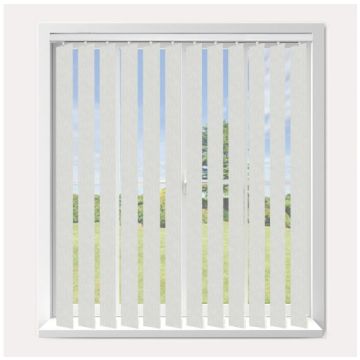 Vogue Ribbons Asc White Vertical Blind  