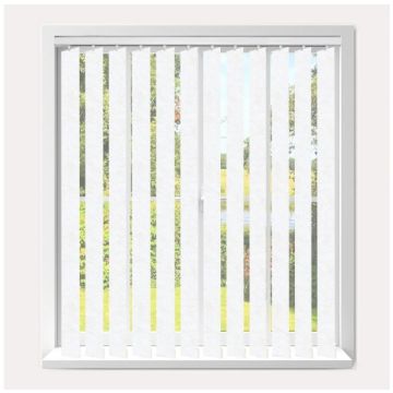 Vogue Romany White Vertical Blind  