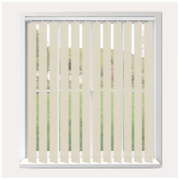 Vogue Splash Butter Vertical Blind  