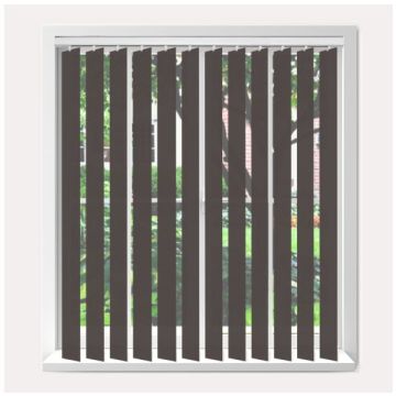 Vogue Splash Chocolate Vertical Blind  