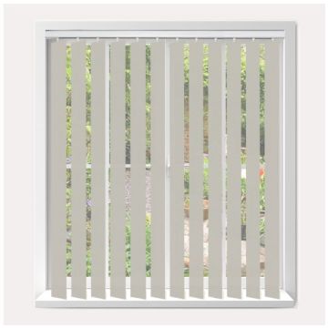 Vogue Splash Grey Whisper Vertical Blind  