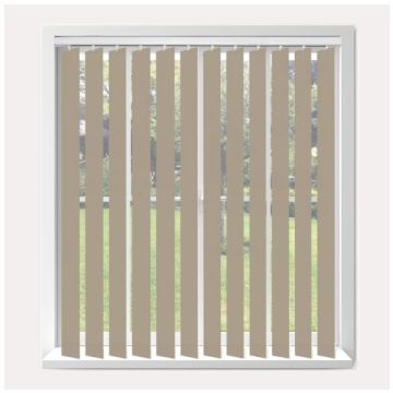 Vogue Splash Havana Vertical Blind  