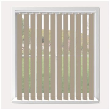 Vogue Splash Hessian Vertical Blind  