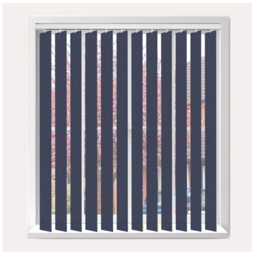 Vogue Splash Indigo Vertical Blind  
