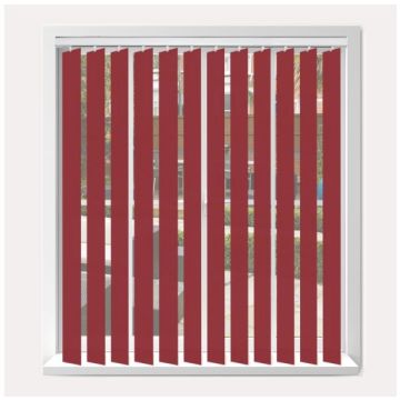 Vogue Splash Ruby Vertical Blind  