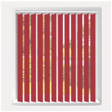 Vogue Splash Scarlett Vertical Blind  