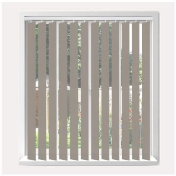 Vogue Splash Taupe Vertical Blind  
