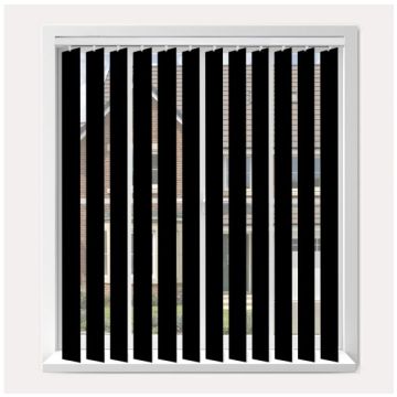 Vogue Urban Fr Black Vertical Blind  