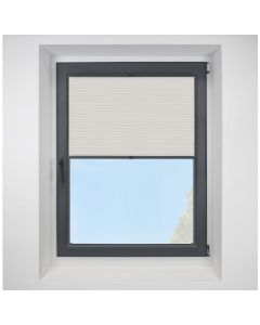 Tribeca Oatmeal FITtoFRAME Honeycomb Pleated Blind with Anthracite Frame