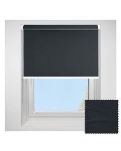 Polaris Black Grip Fit Roller Blind