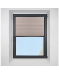 Intu Astral Blackout Blush Pleated Blind With Anthracite Cassette