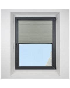 Intu Astral Blackout Eucalyptus Pleated Blind With Anthracite Cassette