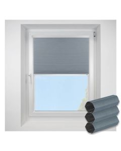 Intu Astral Blackout Lake Blue Pleated Blind