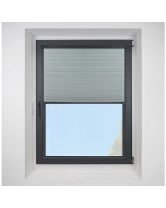 Intu Astral Blackout Mineral Pleated Blind With Anthracite Cassette
